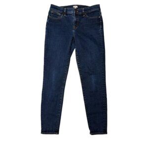2/$30 J. Crew Stretch Dark Wash Comfy Skinny Ankle Jeans Size 30/30 #1737